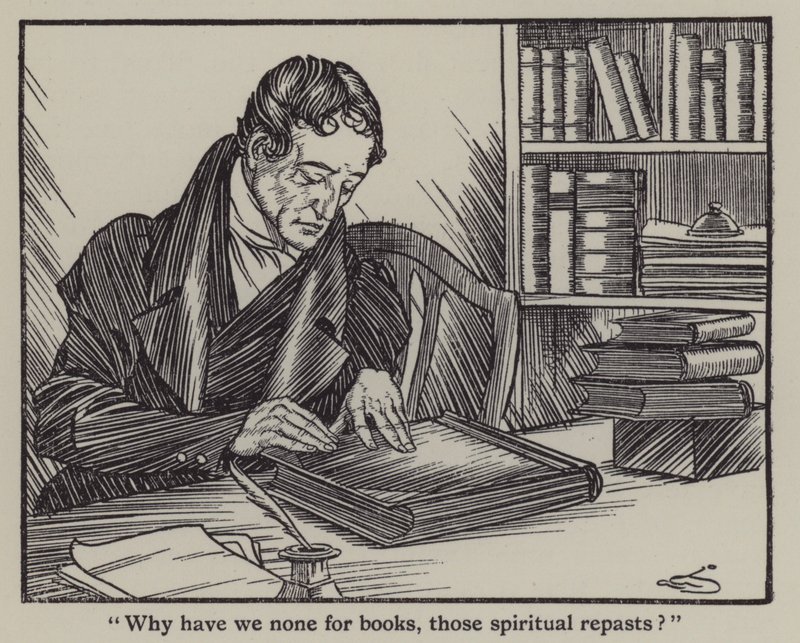 Illustrazione per The Essays of Elia di Charles Lamb da A. Garth Jones
