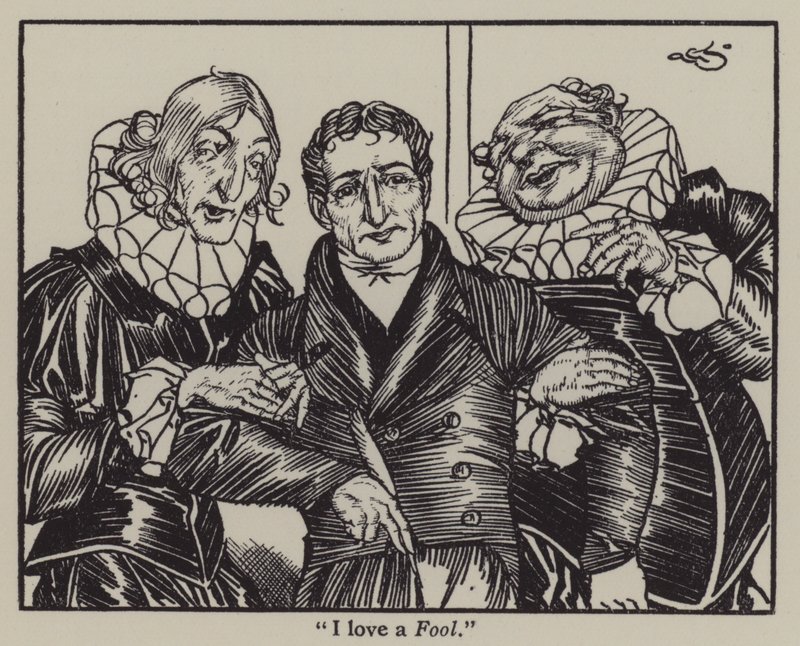 Illustrazione per The Essays of Elia di Charles Lamb da A. Garth Jones