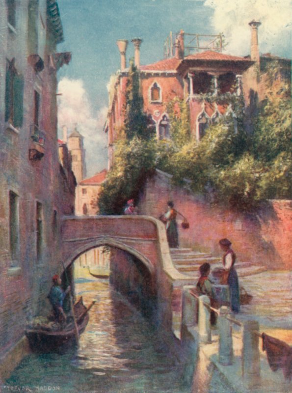 Retro del Palazzo Dario da A. Trevor Haddon