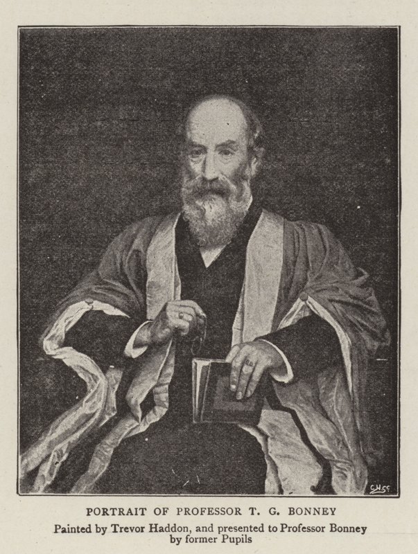 Ritratto del Professor T G Bonney da A. Trevor Haddon
