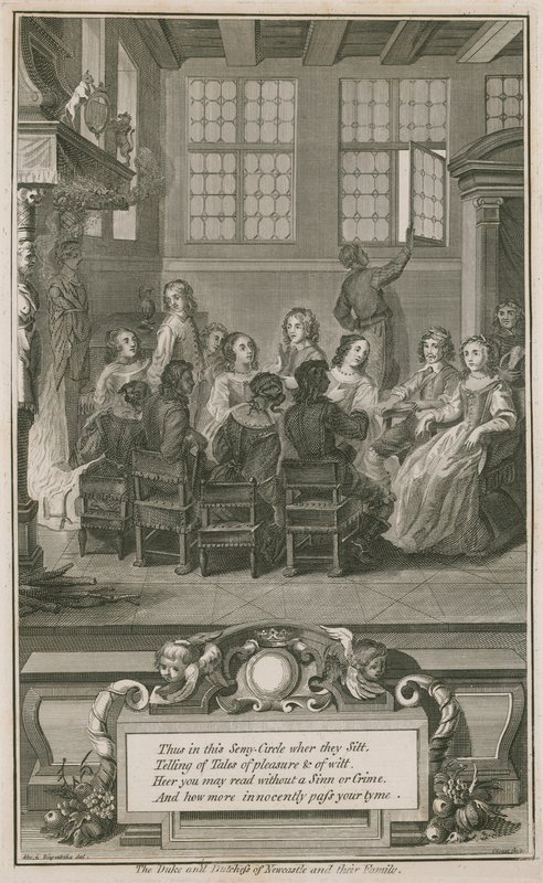 Il Duca e la Duchessa di Newcastle e la loro Famiglia da Abraham van Diepenbeeck