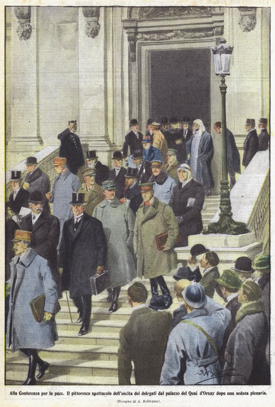 Alla Conferenza per la pace da Achille Beltrame