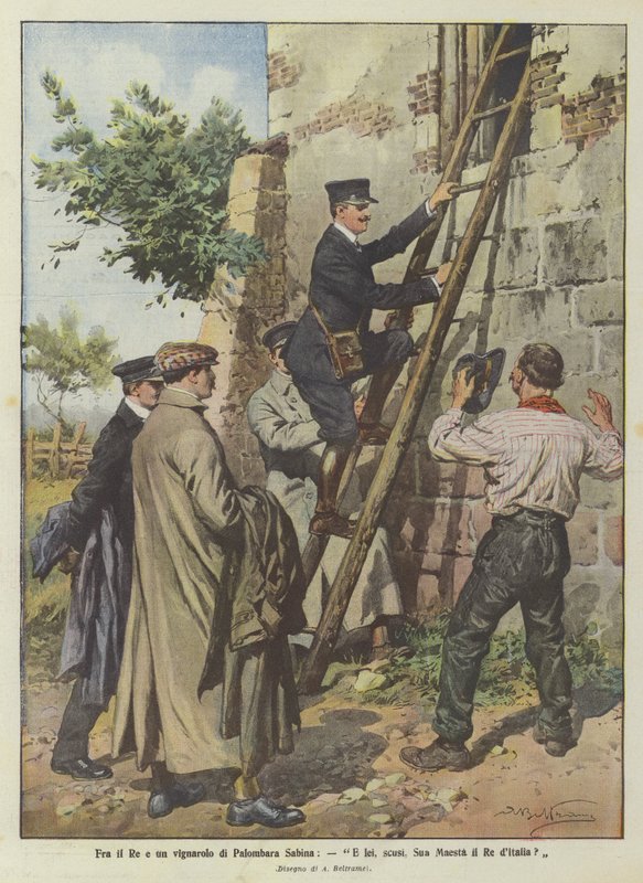 Fra il Re e un vignarolo di Palombara Sabina, E lei, scusi, Sua Maestà il Re d
