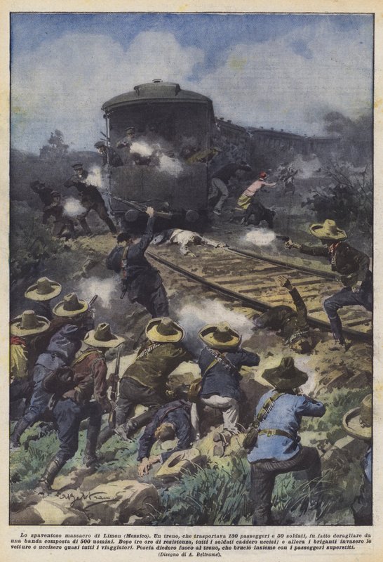 Lo spaventoso massacro di Limon (Messico) da Achille Beltrame