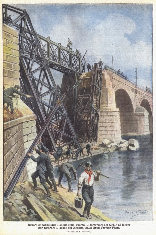 Mentre si cancellano i segni della guerra da Achille Beltrame
