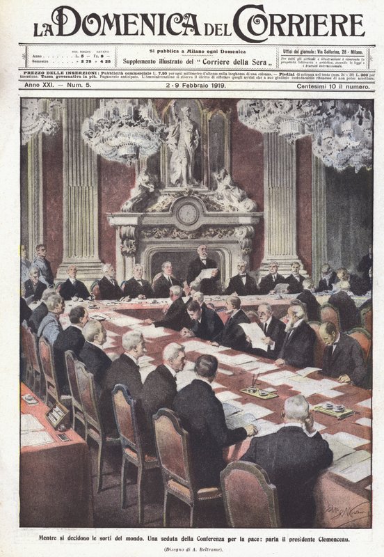Mentre si decidono le sorti del mondo da Achille Beltrame
