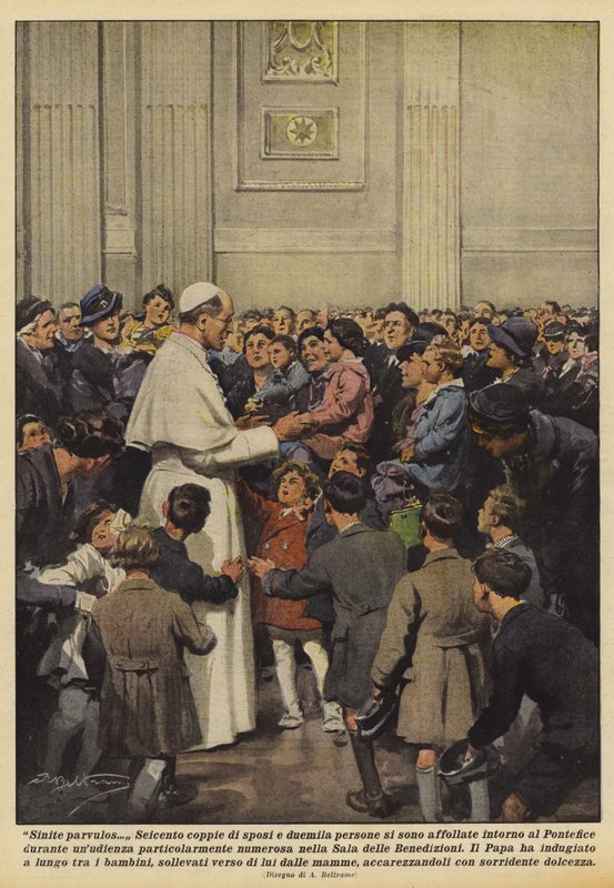 Sinite parvulos da Achille Beltrame