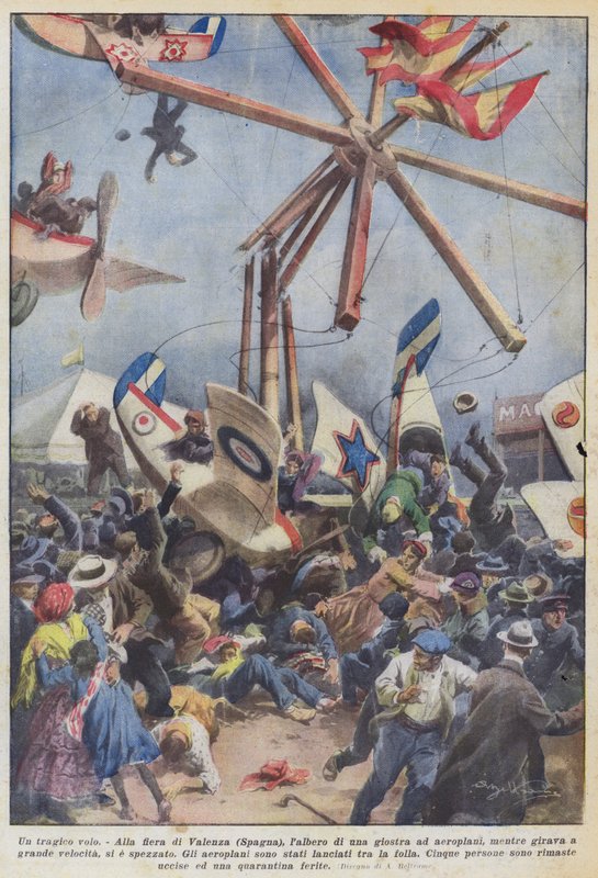 Un tragico volo da Achille Beltrame