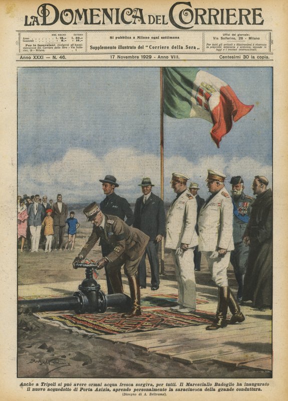 Anche a Tripoli si può avere ormai acqua fresca sorgiva, per tutti da Achille Beltrame