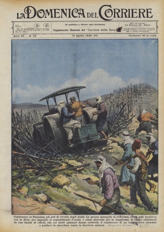Continuano in Palestina gli atti di rivolta degli Arabi da Achille Beltrame