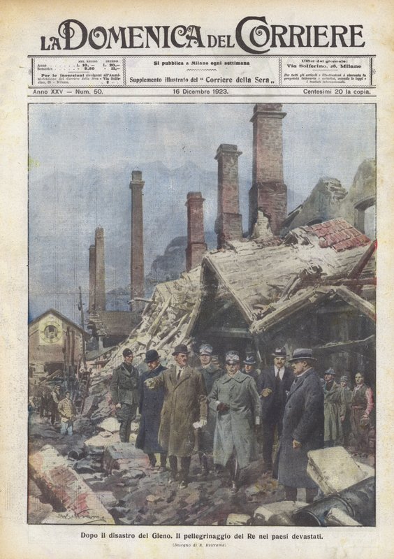 Dopo il disastro del Gleno da Achille Beltrame