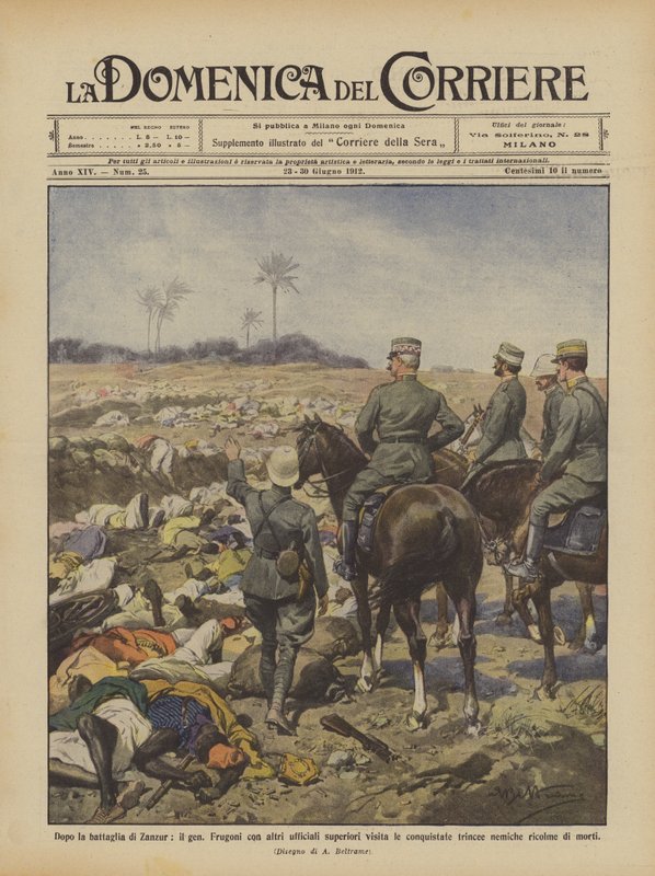 Dopo la battaglia di Zanzur da Achille Beltrame