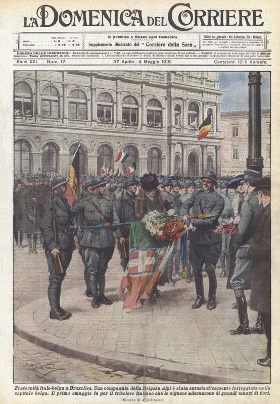 Fraternità italo-belga a Bruxelles da Achille Beltrame