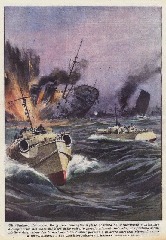 Gli Stukas del mare da Achille Beltrame