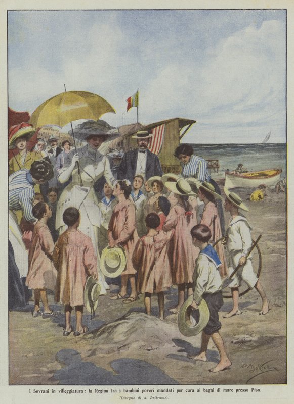 I Sovrani in villeggiatura da Achille Beltrame