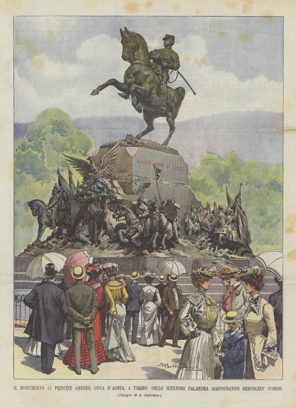 Il monumento al principe Amedeo, duca d