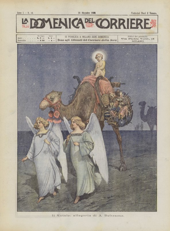 Il Natale, allegoria di A. Beltrame da Achille Beltrame