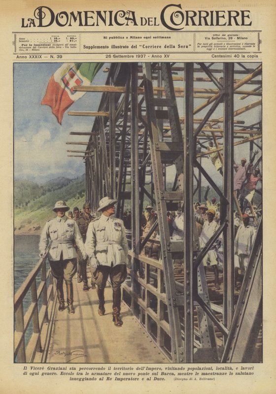 Il Viceré Graziani sta percorrendo il territorio dell