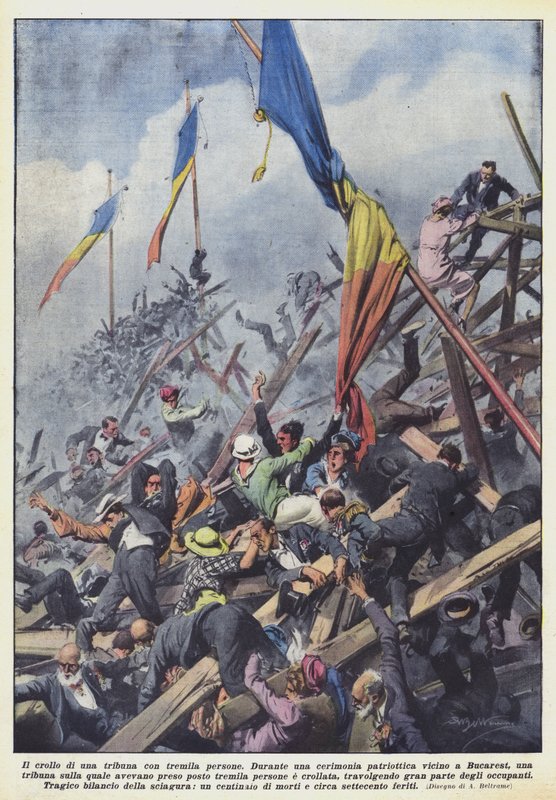Il crollo di una tribuna con tremila persone da Achille Beltrame