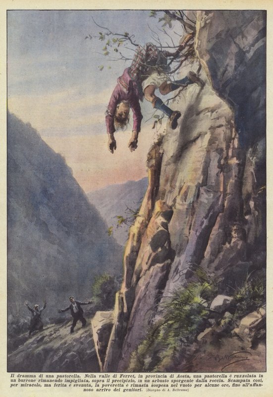 Il dramma di una pastorella da Achille Beltrame