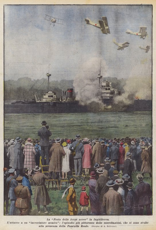 La Festa delle forze aeree in Inghilterra da Achille Beltrame