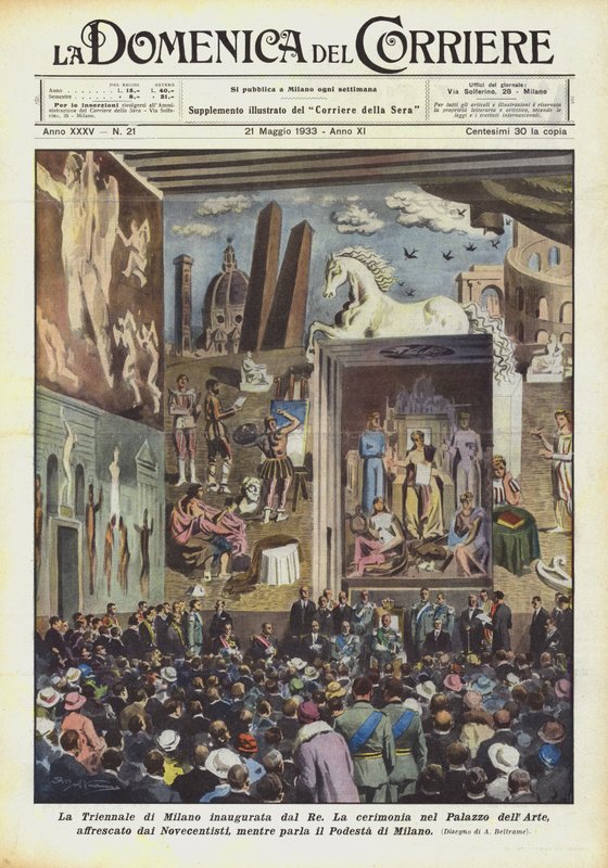 La Triennale di Milano inaugurata dal Re da Achille Beltrame