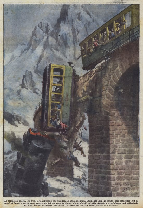 La corsa alla morte da Achille Beltrame