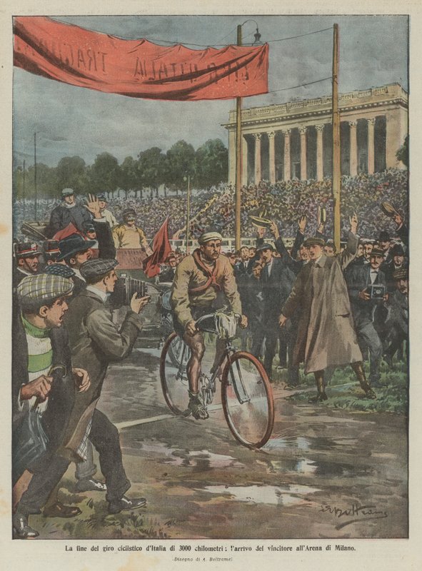 La fine del giro ciclistico d