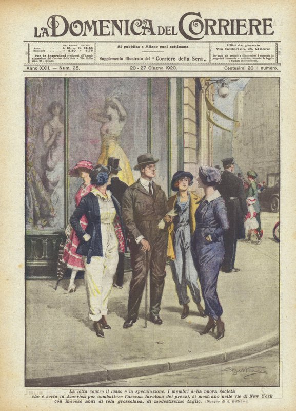 La lotta contro il lusso e la speculazione da Achille Beltrame
