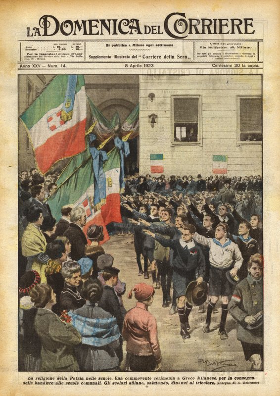 La religione della Patria nelle scuole da Achille Beltrame