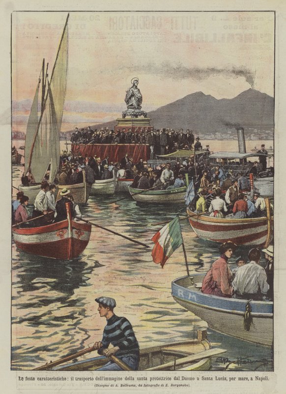 Le feste caratteristiche, il trasporto dell