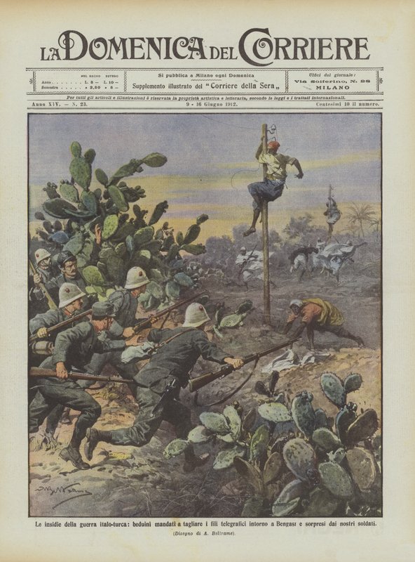 Le insidie della guerra italo-turca da Achille Beltrame