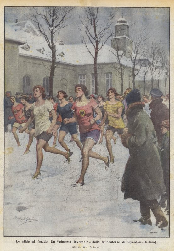 Le sfide al freddo da Achille Beltrame