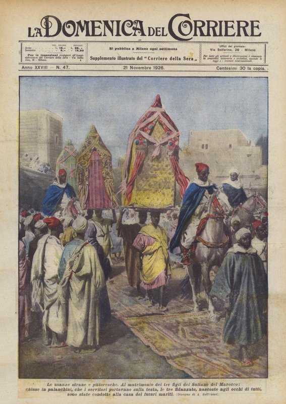 Le usanze strane e pittoresche da Achille Beltrame
