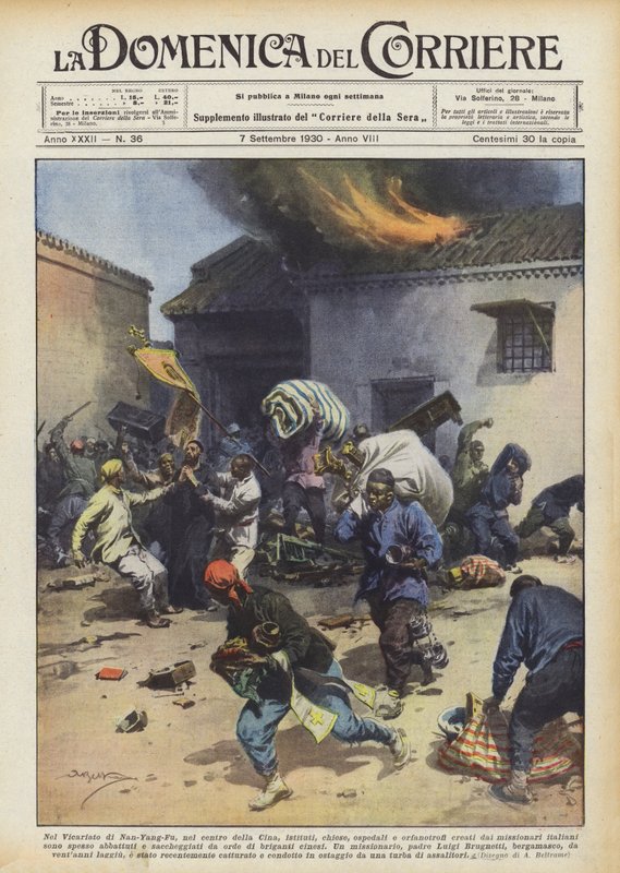Nel Vicariato di Nan-Yang-Fu, nel centro della Cina, istituti, chiese, ospedali e orfanotrofi da Achille Beltrame