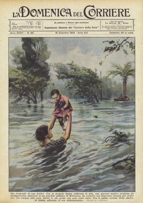Ore tremende di una madre da Achille Beltrame