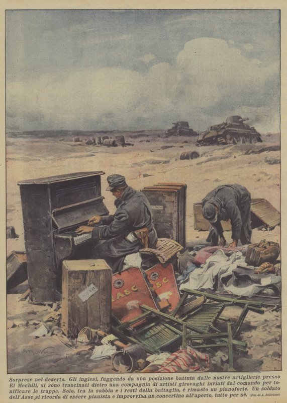 Sorpresa nel deserto da Achille Beltrame