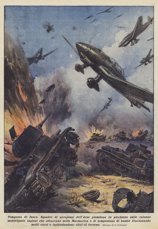 Tempesta di fuoco da Achille Beltrame