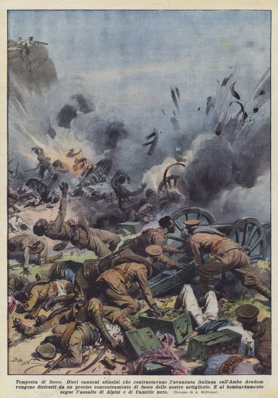 Tempesta di fuoco da Achille Beltrame