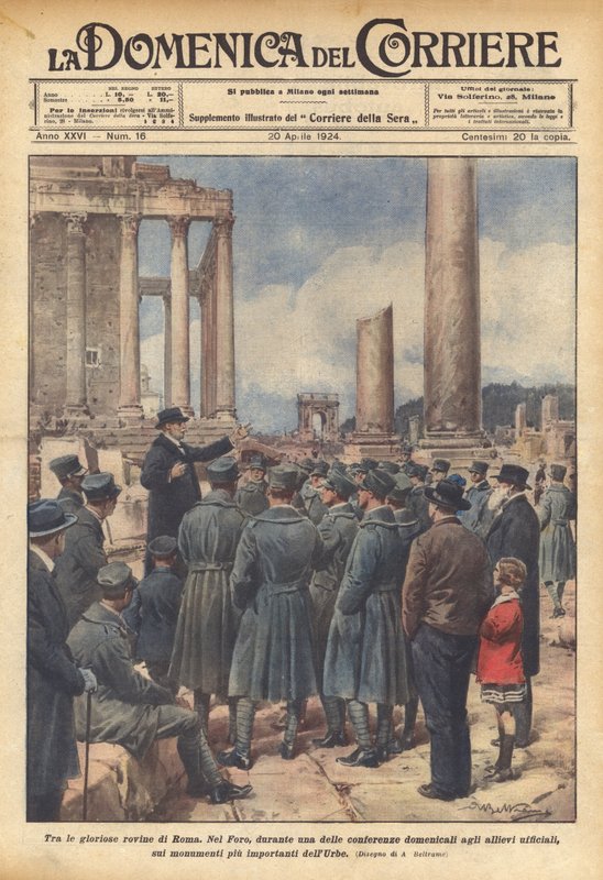 Tra le gloriose rovine di Roma da Achille Beltrame