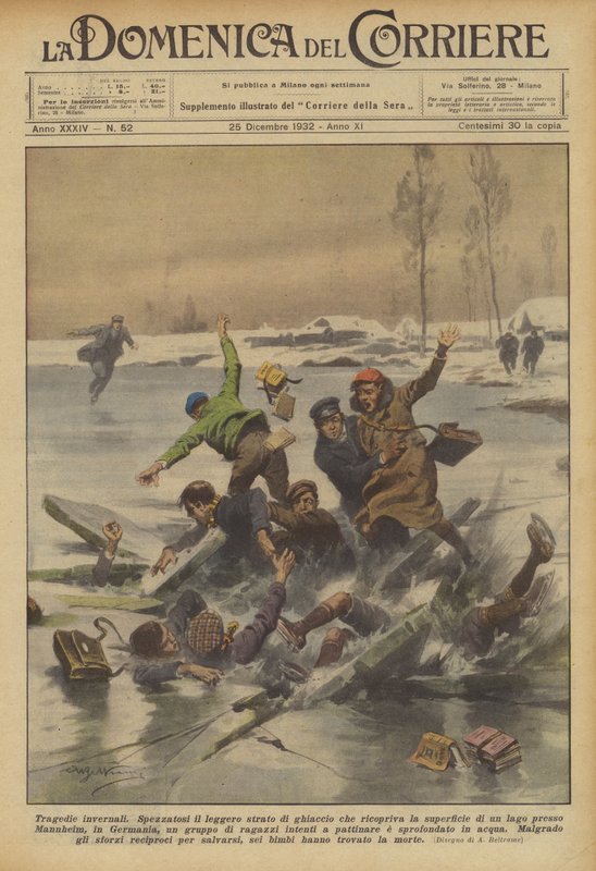 Tragedie invernali da Achille Beltrame