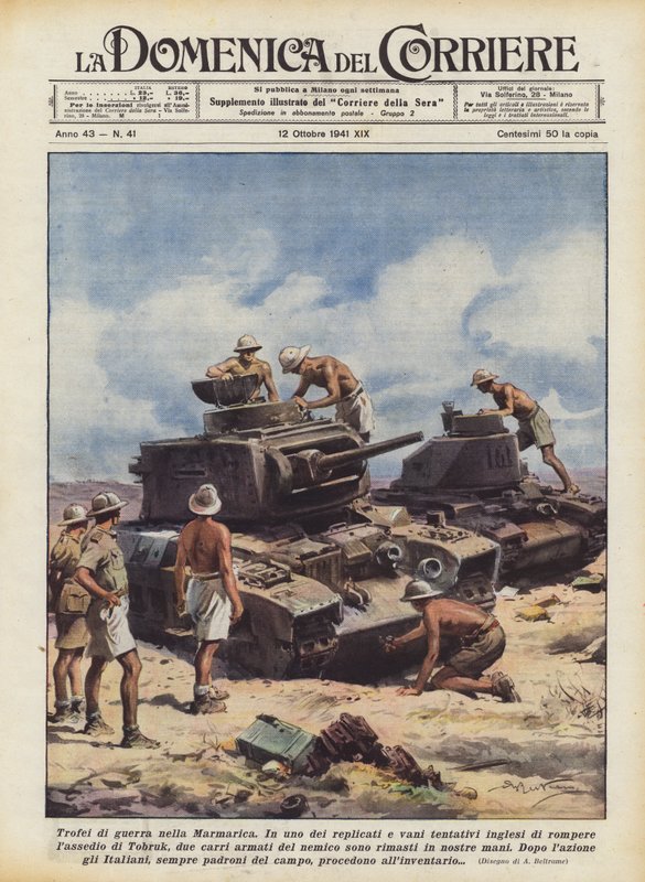 Trofei di guerra nella Marmarica da Achille Beltrame