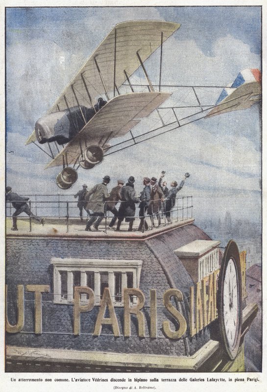 Un atterramento non comune da Achille Beltrame