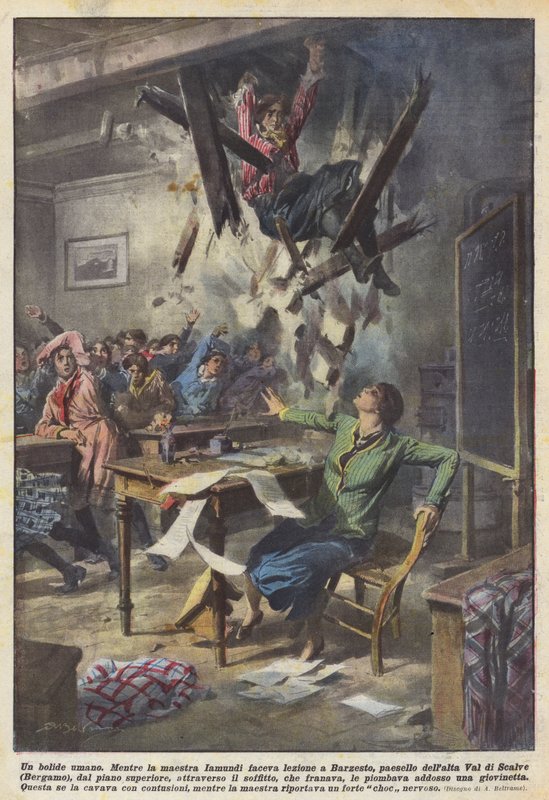 Un bolide umano da Achille Beltrame