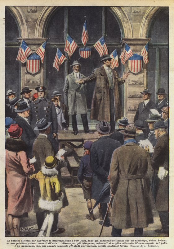 Un curioso sistema per alleviare la disoccupazione a New York da Achille Beltrame