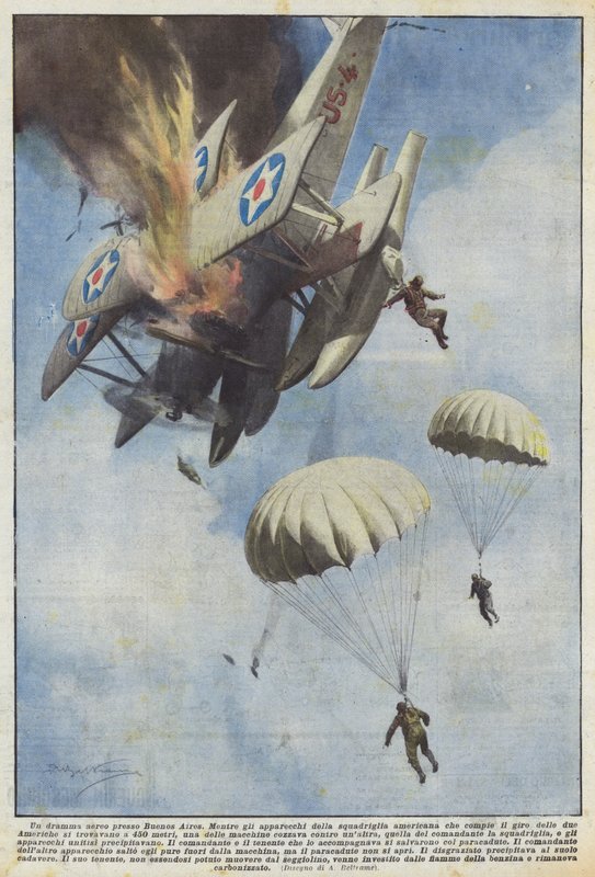 Un dramma aereo presso Buenos Aires da Achille Beltrame
