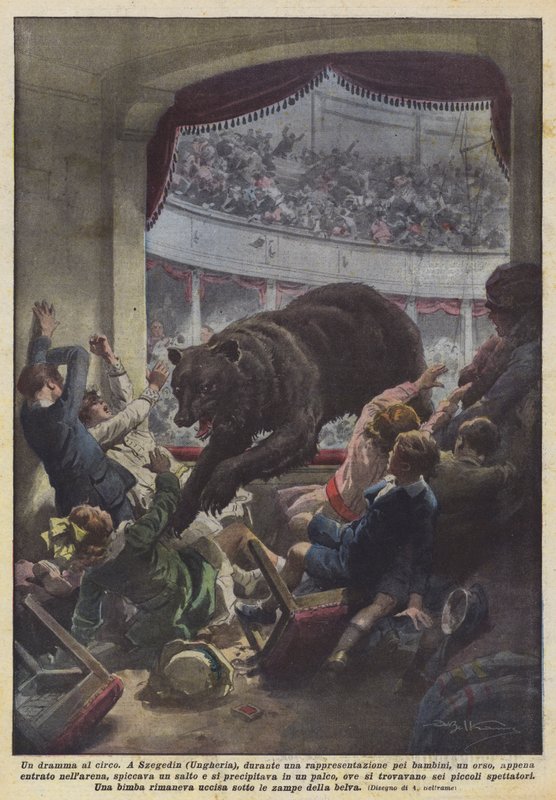 Un dramma al circo da Achille Beltrame