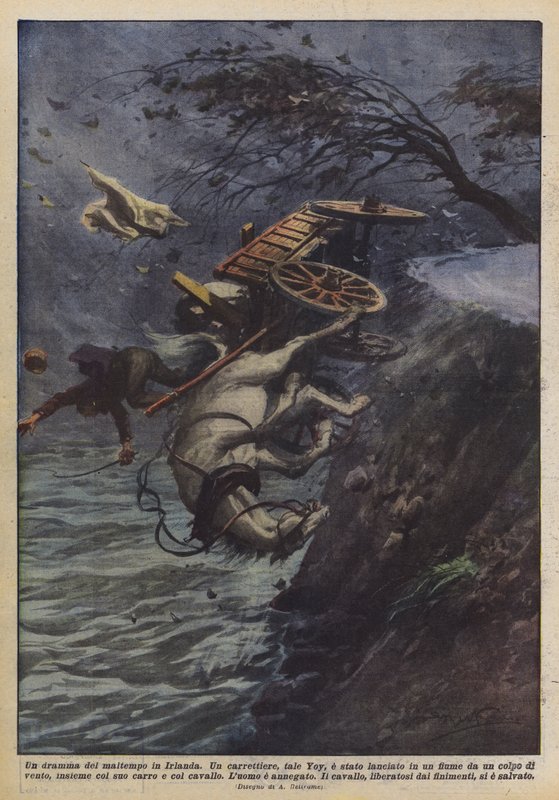 Un dramma del maltempo in Irlanda da Achille Beltrame