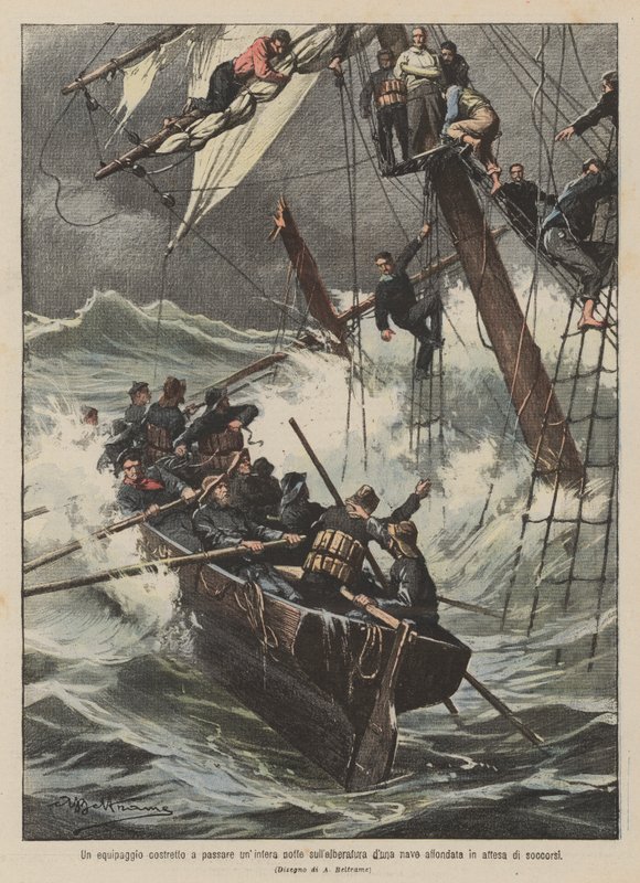 Un equipaggio costretto a passare un
