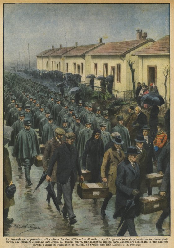 Un funerale senza precedenti si è svolto a Treviso da Achille Beltrame